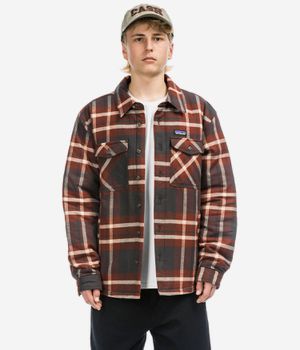 Patagonia LW Insulated Fjord Flannel Veste (ashore ink black)