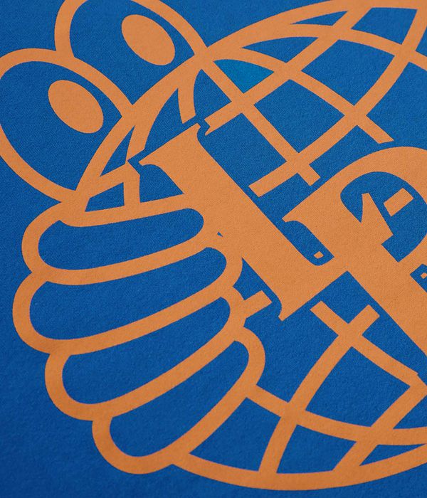 Last Resort AB Atlas Monogram T-Shirt (royal blue sunset orange)