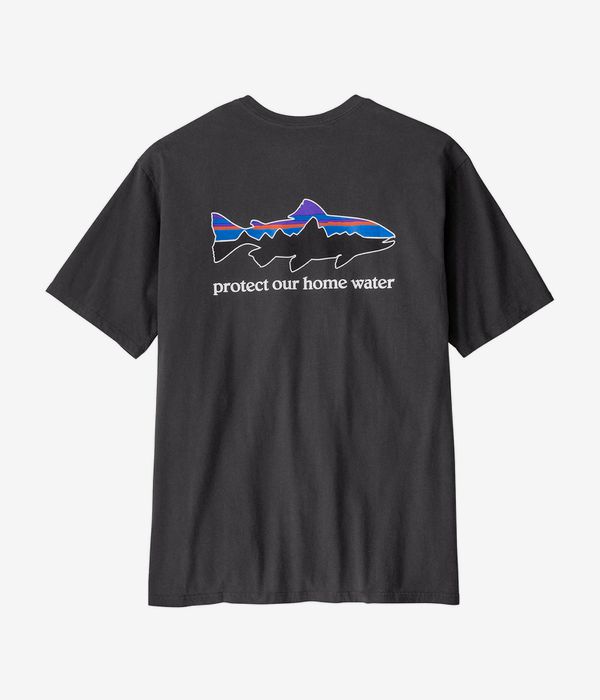 Patagonia Home Water Trout Organic T-Shirt (ink black)