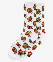 Santa Cruz Toadstool Dot Socks US 9-12 (white)
