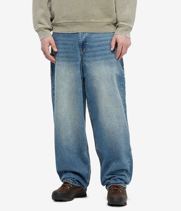 Dime Classic Baggy Denim Jeans (sandblasted indigo)
