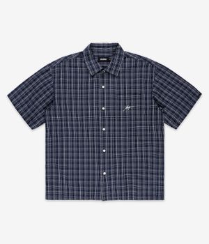 XLarge x Crenshaw Skate Club Embroidered Plaid Shirt (navy)