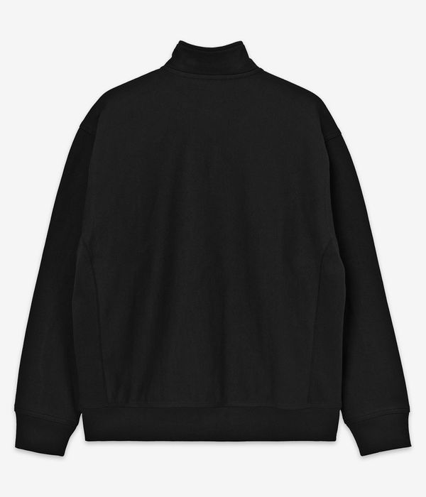 Carhartt WIP American Script Half Zip Sweatshirt (black)