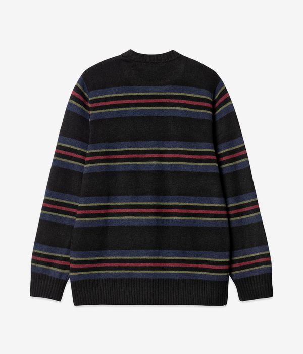 Carhartt WIP Oregon Sweater (starco stripe black)
