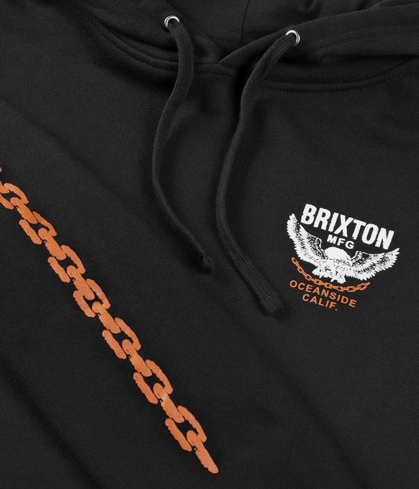Brixton Waller Bluzy z Kapturem (black)