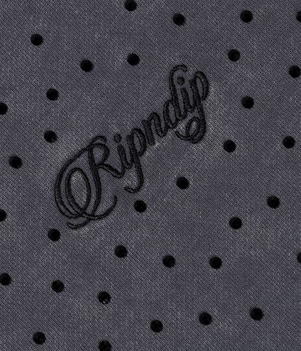 RIPNDIP Ripngems Zip-Hoodie (charcoal wash)