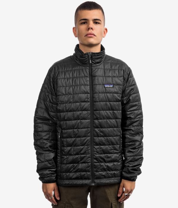 Shop Patagonia Nano Puff Jacket (black) online