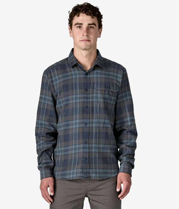 Patagonia LW Fjord Flannel Hemd (paw smolder blue)