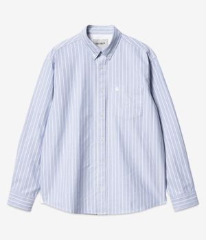 Carhartt WIP Dowlen Oxford Chemise (stripe bleach white)