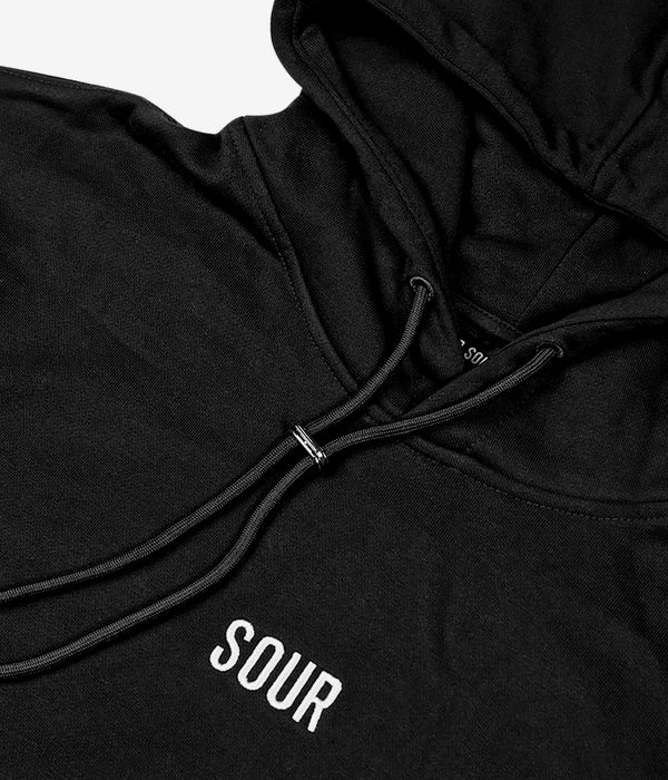 SOUR SOLUTION Drawn sweat à capuche (black)