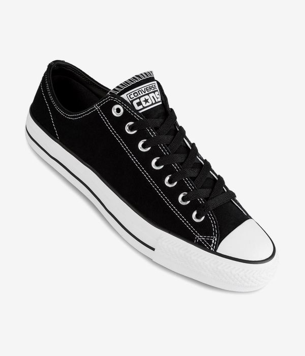 Shop Converse CONS Chuck Taylor All Star Pro Ox Shoes (black black white)  online | skatedeluxe