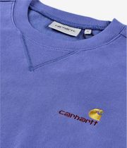 Carhartt WIP American Script Sweatshirt (blue iris)