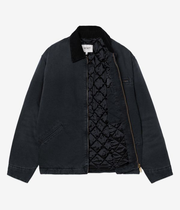 Carhartt WIP OG Detroit Organic Dearborn Chaqueta (black stone canvas)