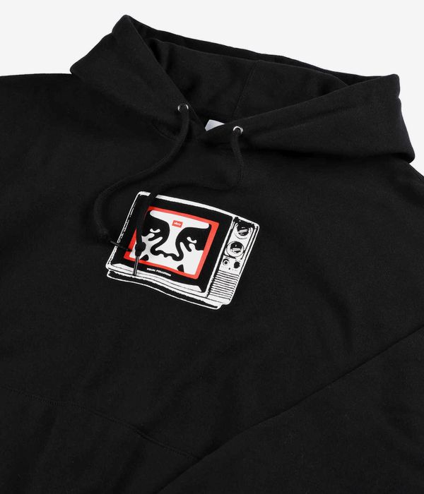 Obey TV Hoodie black