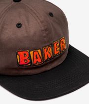 Baker Crumb Snapback Casquette (brown black)