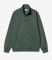 Carhartt WIP Chase Neck Zip Sweatshirt (sycamore tree gold)