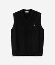 Carhartt WIP Madison Vest Sweatshirt (black white)