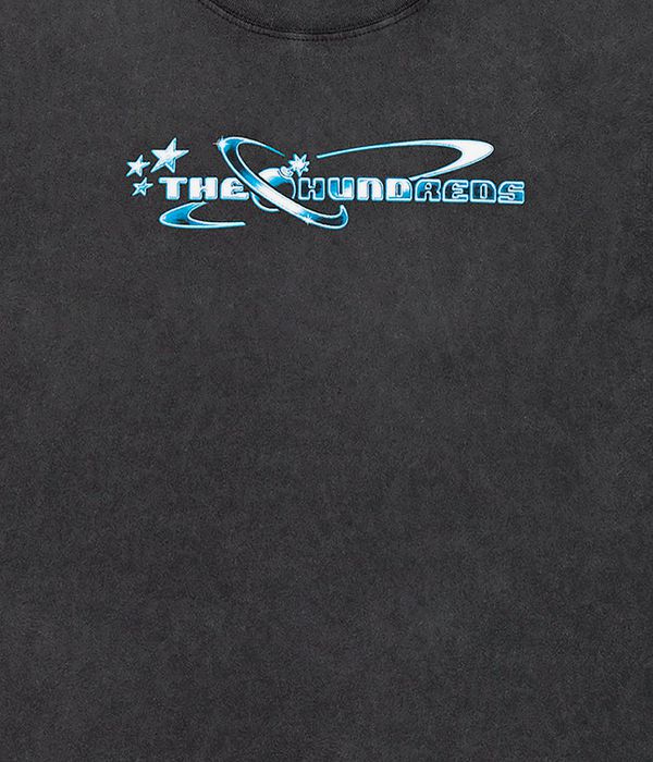 The Hundreds Y2K Bar Logo T-Shirt (wahsed black)
