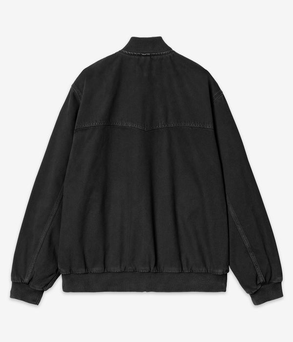 Carhartt WIP OG Santa Fe Bomber Clark Jacket (black stone dyed)