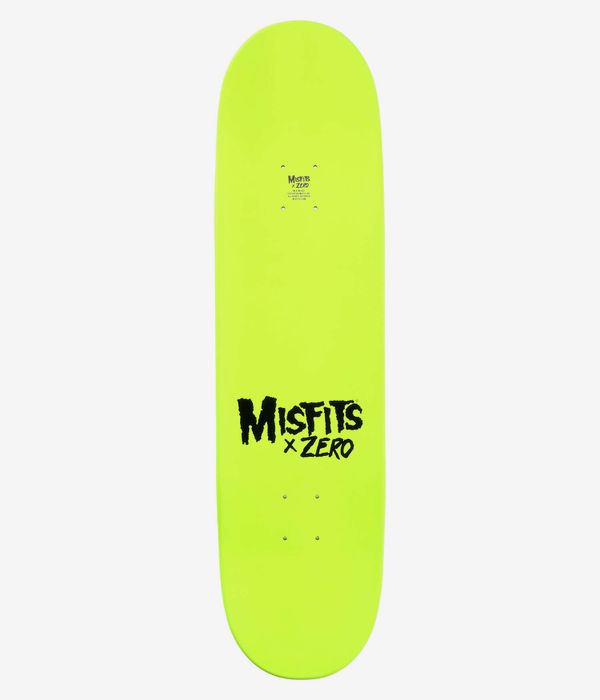 Zero x Misfits Earth A.D. 8.5" Planche de skateboard (purple green dipped)