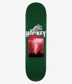 HOCKEY Stain Side One Shape 2 8.25" Skateboard Deck (green)