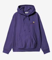 Carhartt WIP American Script sweat à capuche (aura)