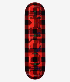 GX1000 OG Logo 8.5" Skateboard Deck (red tartan)