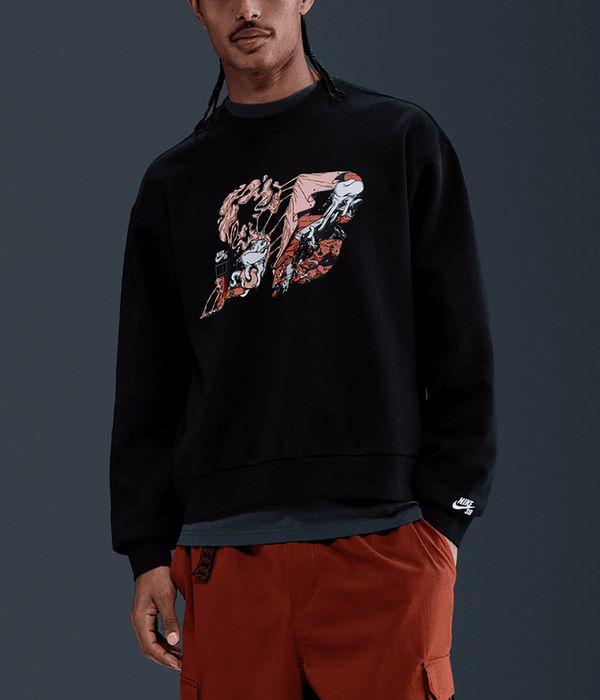 Nike SB FLC BB SSNL GFX Sweatshirt (black white)
