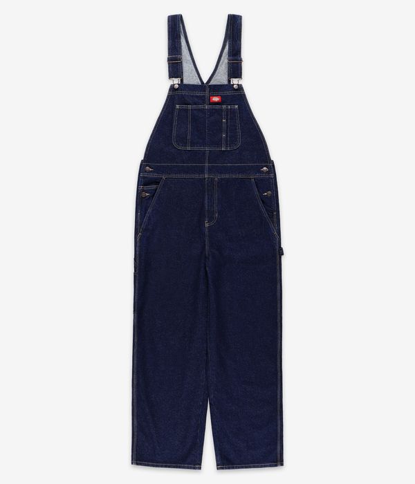 Dickies Loose Denim Bib Jeans (rinsed)