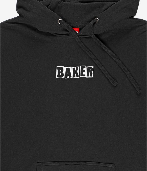 Baker Brand Logo Bluzy z Kapturem (black)