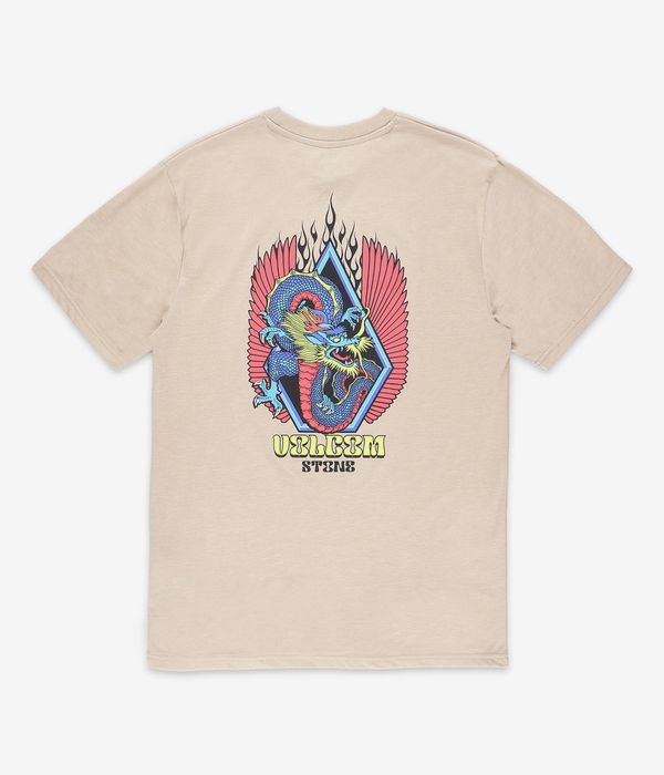 Volcom Draggin Stone Heather T-Shirt (light khaki)