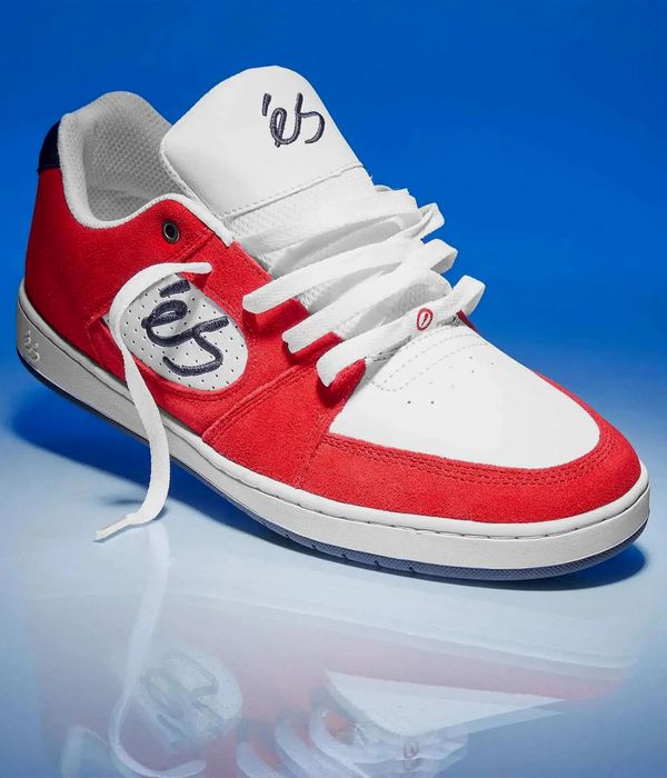 éS Accel Slim Shoes (red white navy)