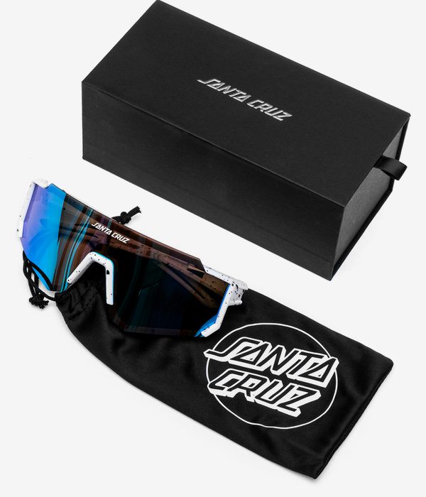 Santa Cruz Strip Racer Zonnebrillen (white blue)