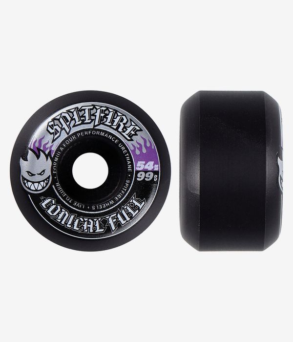 Spitfire Formula Four Team Color Pack Conical Full Wielen (black) 54 mm 99A 4 Pack