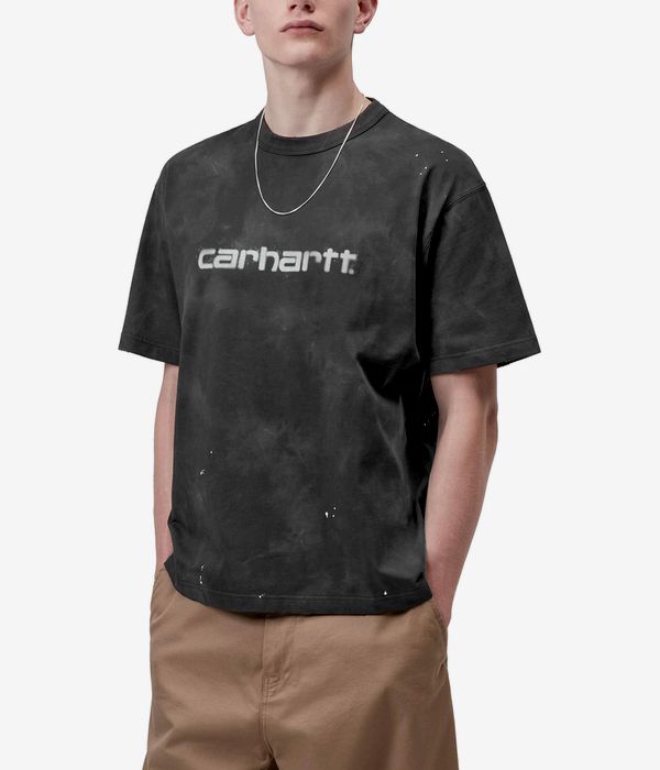 Carhartt WIP Painter T-Shirt (black destroy wash splatter)