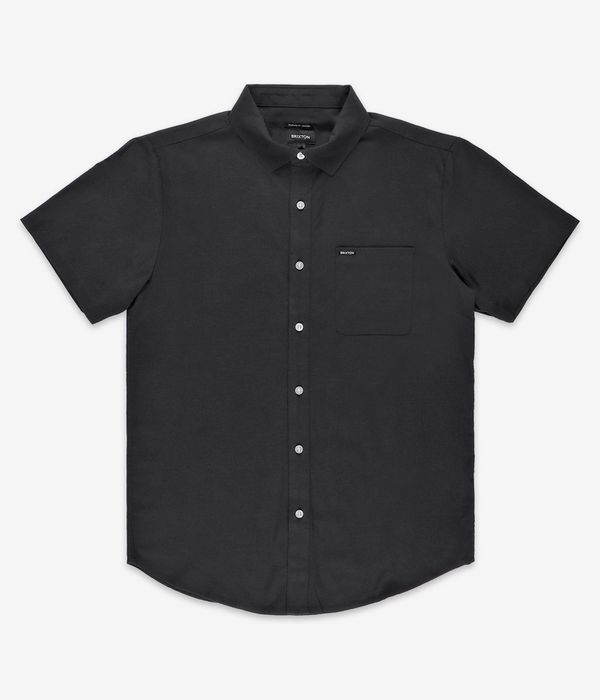Brixton Charter Oxford Shirt (black white)