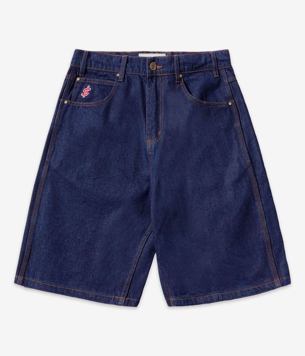Cash Only Logo Denim Shorts (ravv indigo)