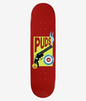 Thank You Pudwill Pudskowski 8.38" Skateboard Deck (red)