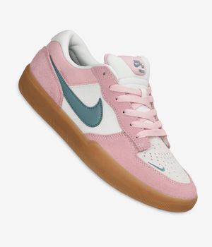 Nike SB Force 58 Shoes (pink bloom mineral teal)