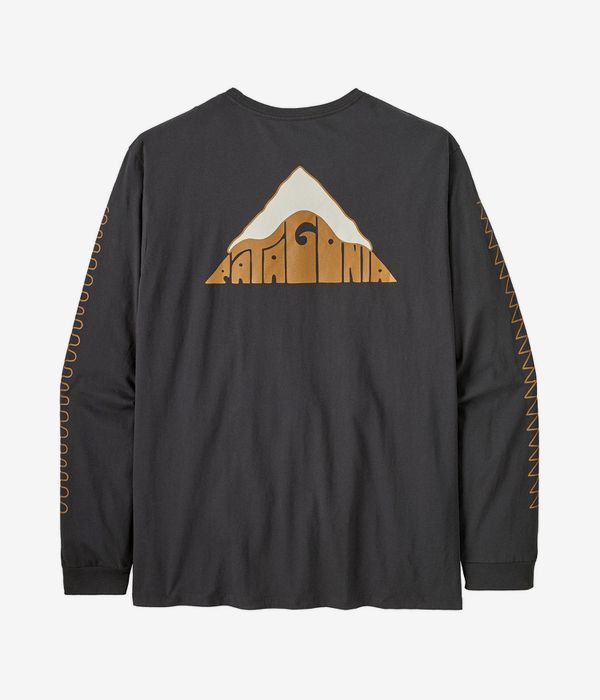 Patagonia Driftways Organic Camiseta de manga larga (ink black)