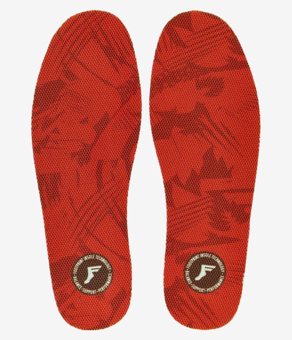 Footprint Camo King Foam Flat Insoles US 4-14 (all red)