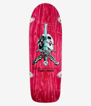 Powell-Peralta OG Ray Rodriguez Skull & Sword 10" Tavola da skateboard (red stain)