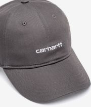 Carhartt WIP Canvas Script Cap (porphyry white)