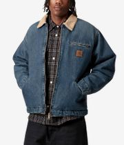 Carhartt WIP OG Detroit Smith Veste (blue dusty h brown worn used was)