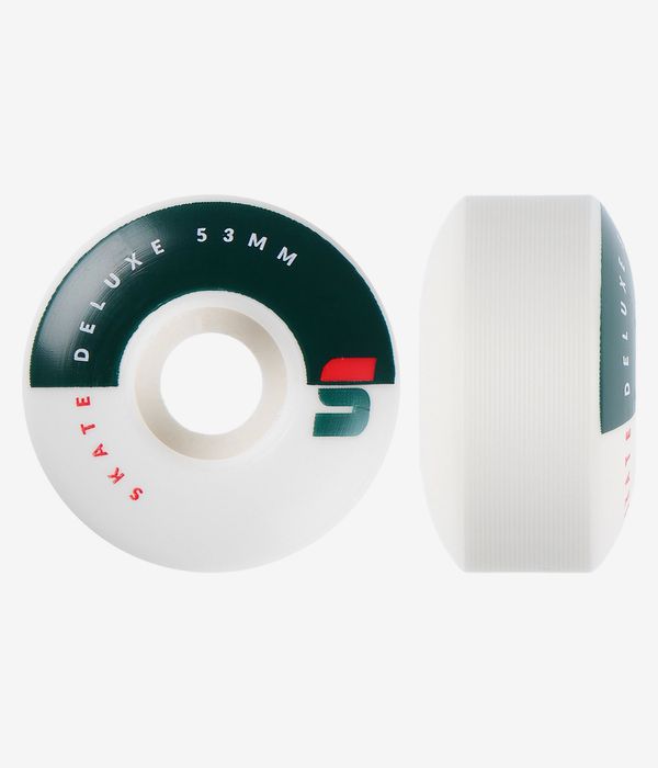 skatedeluxe Athletic Series Ruote (white) 53mm 100A pacco da 4