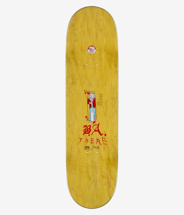 There B.A. Guest Queen Of Kings 8.5" Planche de skateboard (yellow)