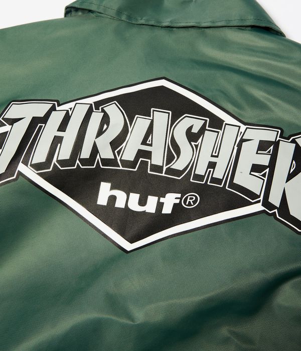 HUF x Thrasher Logo Jacket (forest green)