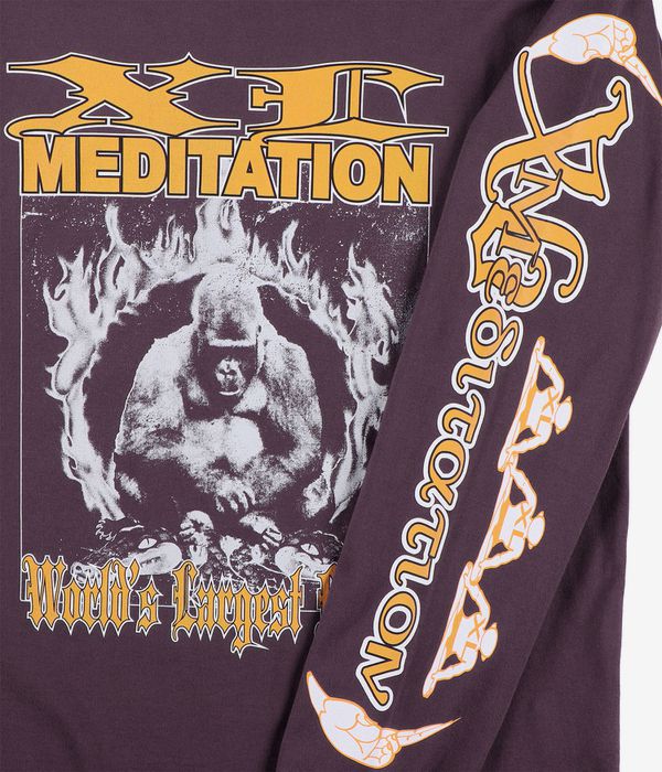 XLarge Meditation Long sleeve (purple)