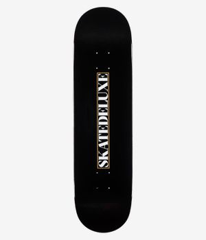 skatedeluxe Square 8.125" Skateboard Deck (black)