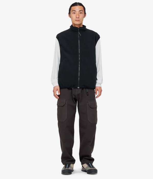 Gramicci Reversible Fleece Vest (black)
